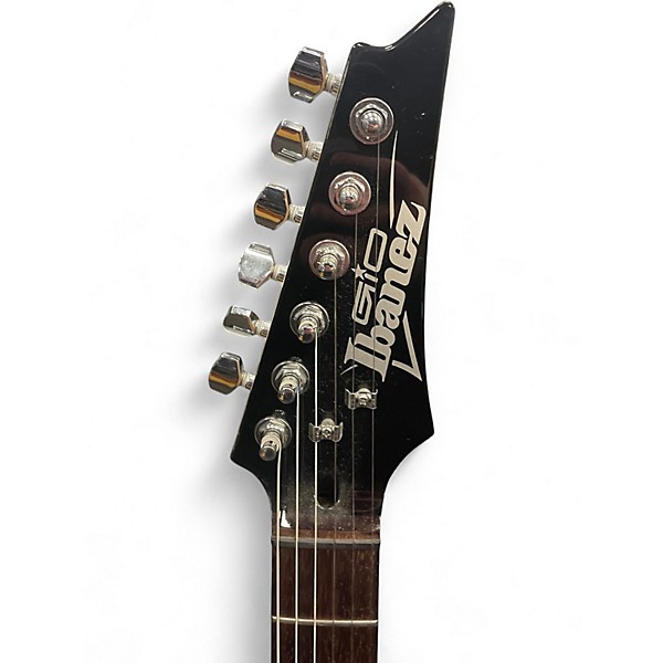 Used Ibanez GRX70QA Tiger Sunburst Solid Body Electric Guitar