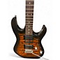Used Ibanez GRX70QA Tiger Sunburst Solid Body Electric Guitar