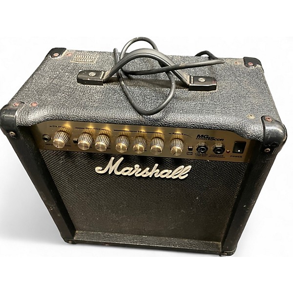 Used Marshall MG15CDR 15W 1X8 Guitar Combo Amp