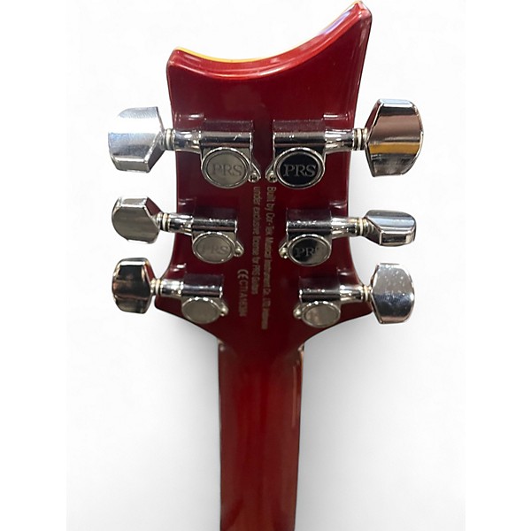 Used PRS SE Custom 24 MOON WHITE Solid Body Electric Guitar