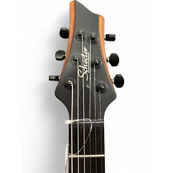 Used Schecter Guitar Research C1 Rob Scallon Signature satin dark roast Solid Body Electric Guitar