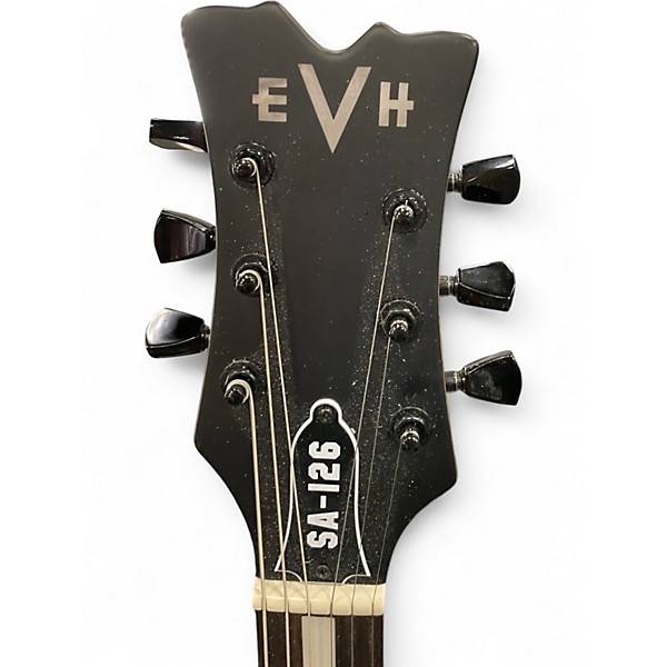 Used EVH SA-126 Standard Satin Vintage White Hollow Body Electric Guitar
