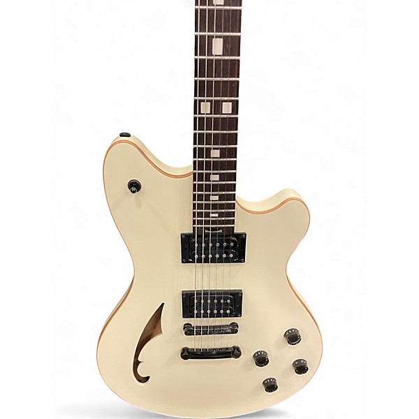 Used EVH SA-126 Standard Satin Vintage White Hollow Body Electric Guitar