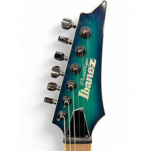 Used Ibanez RG652AHMFX Nebula Green Burst Solid Body Electric Guitar