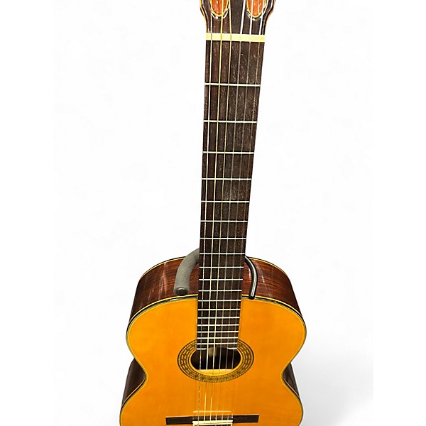 Used Takamine C128 Antique Natural Classical Acoustic Guitar