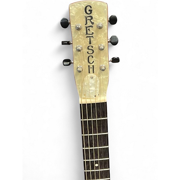 Used Gretsch Guitars G9200 Boxcar Round Neck Stained Natural Resonator Guitar