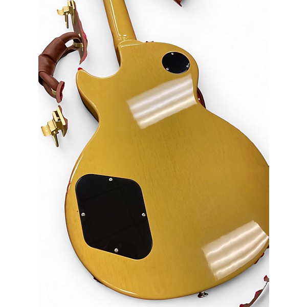 Used Gibson Les Paul Standard 50s Mahogany Top TV Yellow Solid Body Electric Guitar