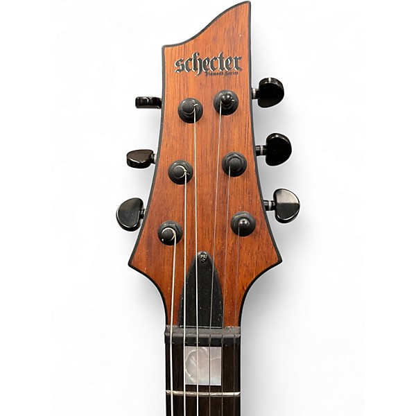 Used 2018 Schecter Guitar Research C1 KOA Natural Solid Body Electric Guitar