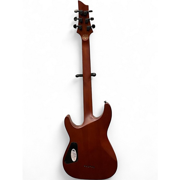 Used 2018 Schecter Guitar Research C1 KOA Natural Solid Body Electric Guitar