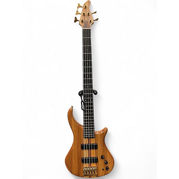Used Pedulla THUNDERBASS ET ZEBRA Natural Electric Bass Guitar