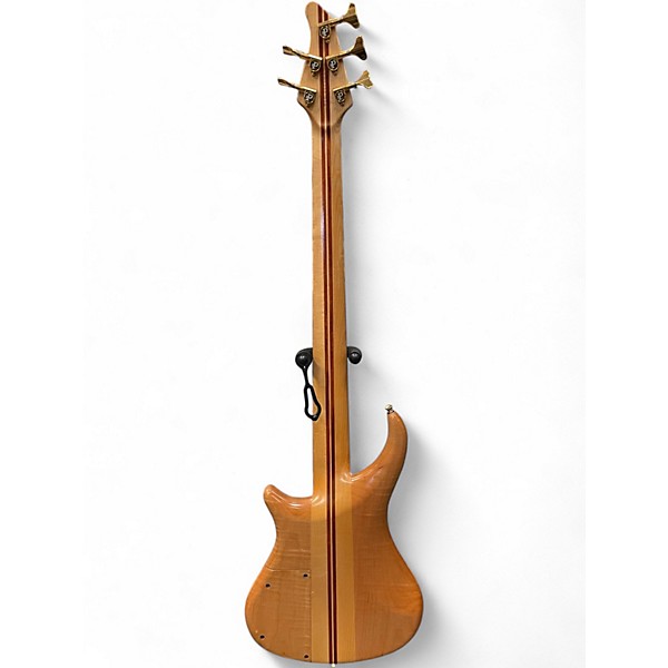 Used Pedulla THUNDERBASS ET ZEBRA Natural Electric Bass Guitar