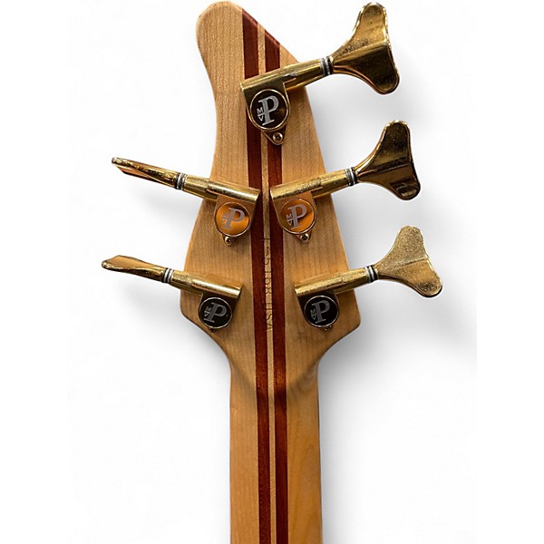 Used Pedulla THUNDERBASS ET ZEBRA Natural Electric Bass Guitar