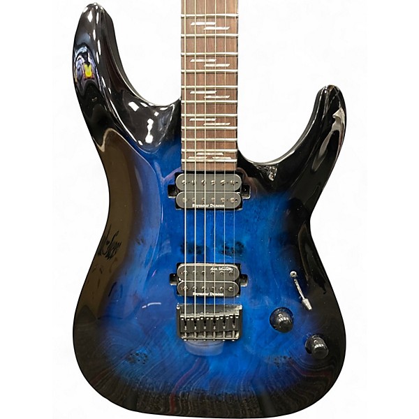 Used Schecter Guitar Research OMEN ELITE Blue Agave Solid Body Electric Guitar