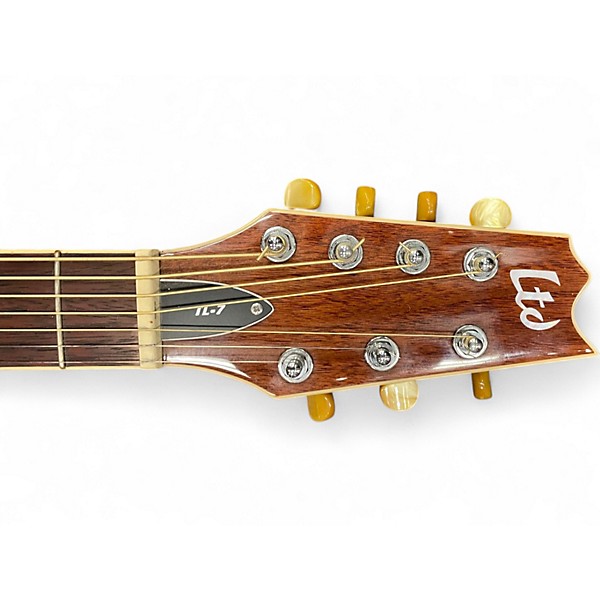 Used ESP TL-7 Black Acoustic Electric Guitar