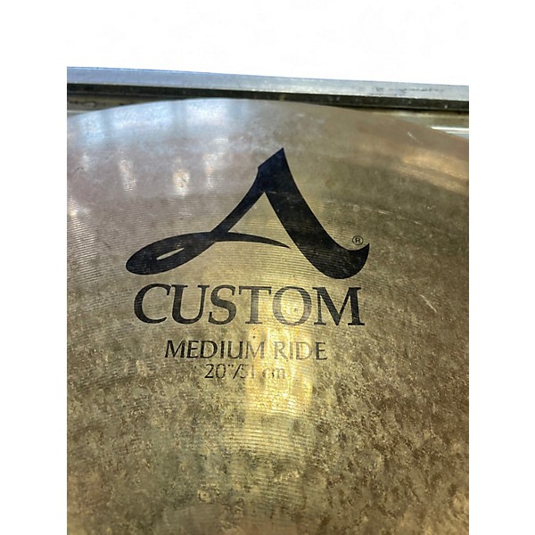 Used Zildjian 20in A Custom Medium Ride Cymbal