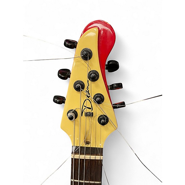 Used Dean TONIC S YELLOW AND RED Solid Body Electric Guitar