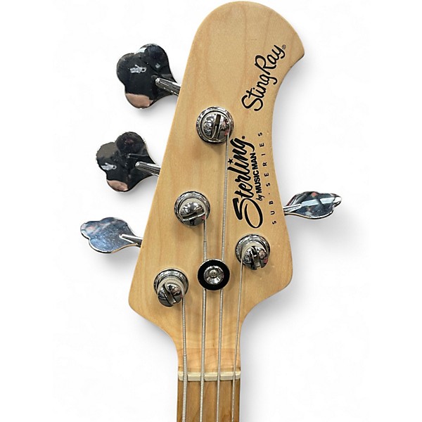 Used Sterling by Music Man Ray4 Satin Black Electric Bass Guitar