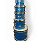 Used Ashthorpe 4 Piece 4 PIECE BLUE SPARKLE Drum Kit thumbnail