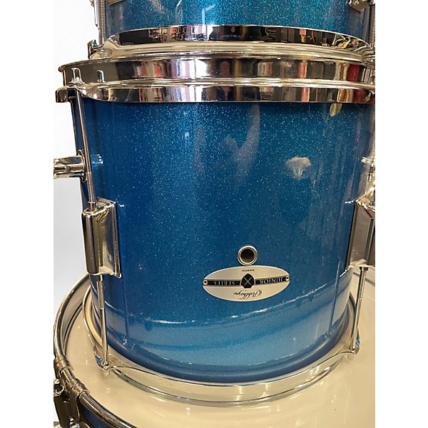 Used Ashthorpe 4 Piece 4 PIECE BLUE SPARKLE Drum Kit