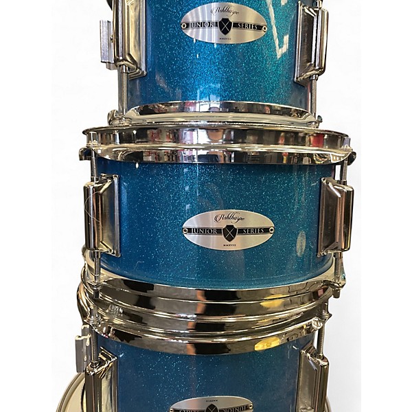 Used Ashthorpe 4 Piece 4 PIECE BLUE SPARKLE Drum Kit