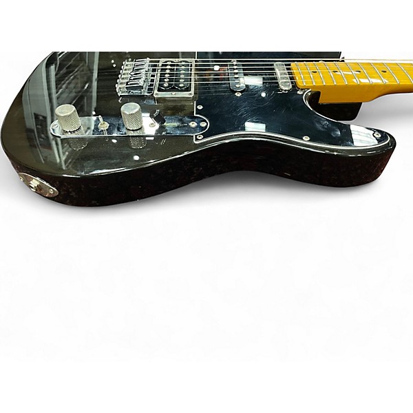 Used Fender Modern Player Telecaster Plus Black Solid Body Electric Guitar