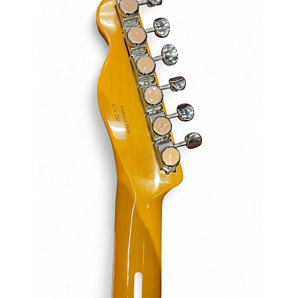 Used Fender Modern Player Telecaster Plus Black Solid Body Electric Guitar