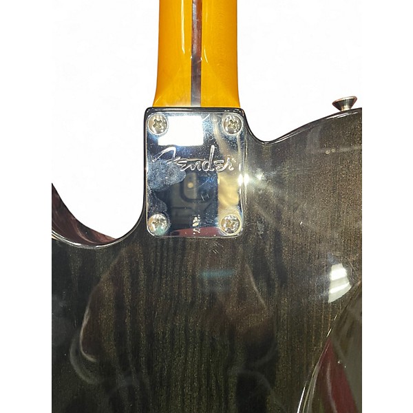 Used Fender Modern Player Telecaster Plus Black Solid Body Electric Guitar