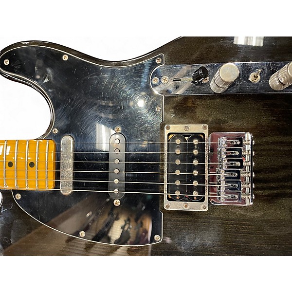 Used Fender Modern Player Telecaster Plus Black Solid Body Electric Guitar