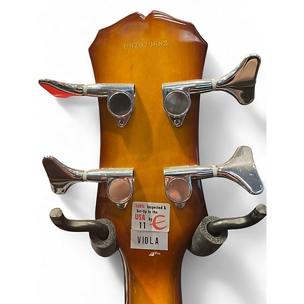 Used Epiphone Viola 3 Color Sunburst Electric Bass Guitar