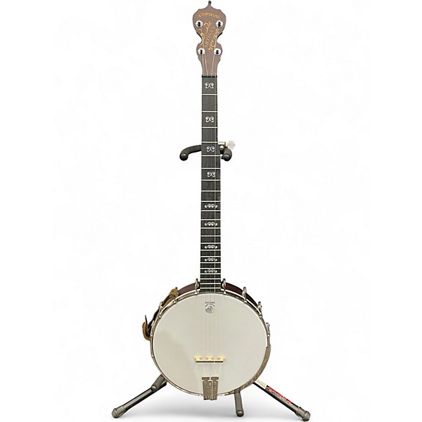 Used Deering Goodtime Artisan Left Hand Snare Head White Banjo