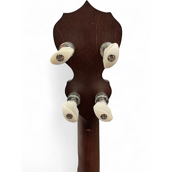 Used Deering Goodtime Artisan Left Hand Snare Head White Banjo