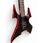 Used B.C. Rich Avenge Red and Black Solid Body Electric Guitar