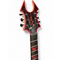 Used B.C. Rich Avenge Red and Black Solid Body Electric Guitar
