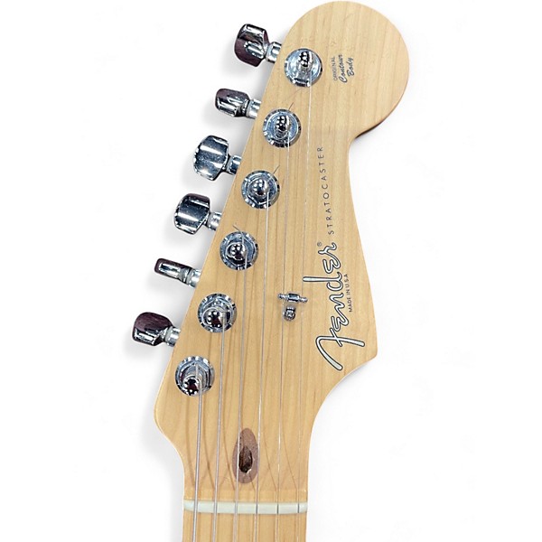 Used Fender AMERICAN DELUXE FAT STRATOCASTER Black Solid Body Electric Guitar