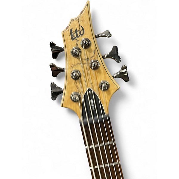 Used ESP LTD B-206SM Spalted Maple Electric Bass Guitar