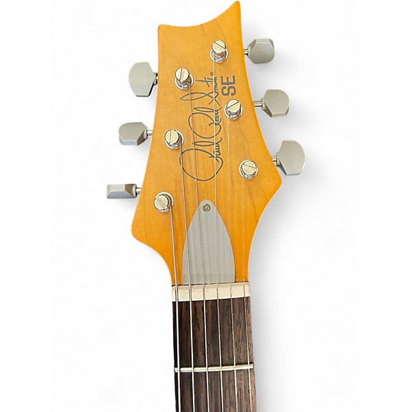 Used PRS SE Silver Sky Green Solid Body Electric Guitar