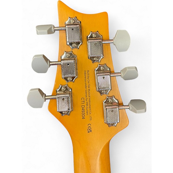 Used PRS SE Silver Sky Green Solid Body Electric Guitar