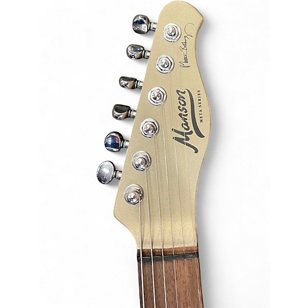 Used Cort Manson Meta Series MBM-2H Satin Grey Solid Body Electric Guitar