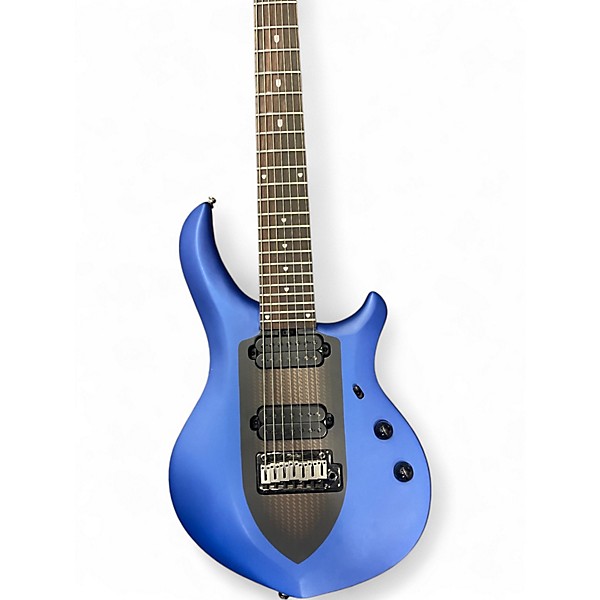 Used Sterling by Music Man John Petrucci Signature Majesty 7-String Blue Solid Body Electric Guitar