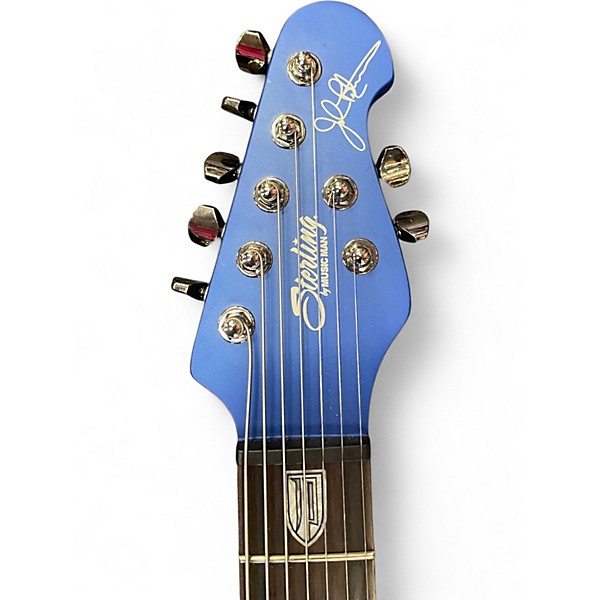 Used Sterling by Music Man John Petrucci Signature Majesty 7-String Blue Solid Body Electric Guitar