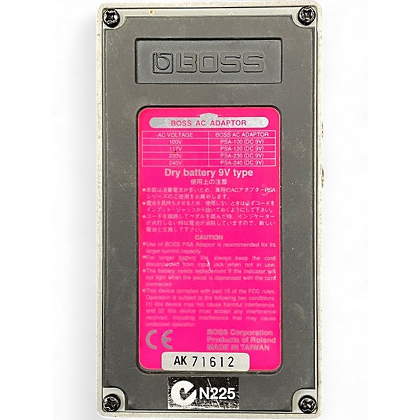 Used BOSS SYB3 Bass Synth Bass Effect Pedal