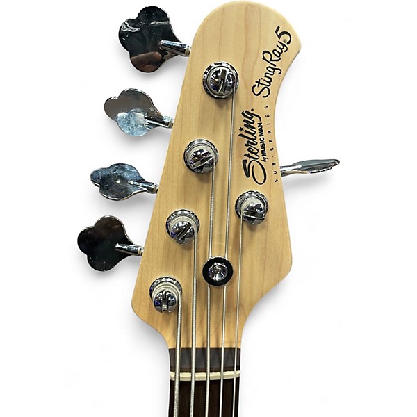 Used Sterling by Music Man Ray35 5 String 2 Color Sunburst Electric Bass Guitar