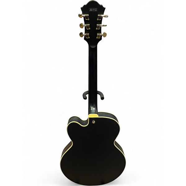 Used Ibanez AF75G Black Hollow Body Electric Guitar