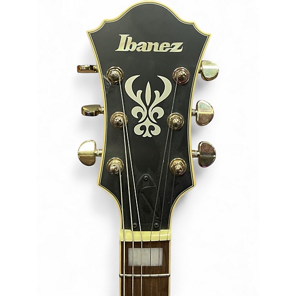 Used Ibanez AF75G Black Hollow Body Electric Guitar