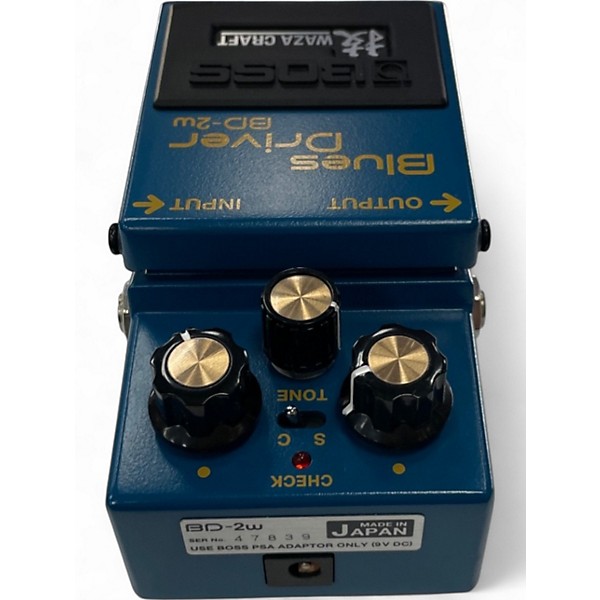 Used BOSS BD2W Blues Driver Waza Craft Effect Pedal