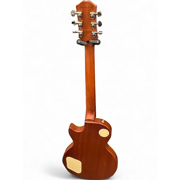 Used Epiphone Les Paul Traditional Pro IV Metallic Gold Solid Body Electric Guitar