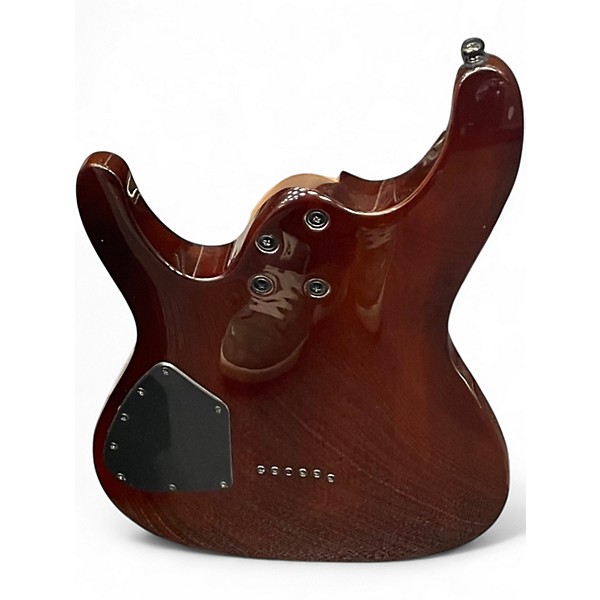 Used Ibanez S621QM Brown Sunburst Solid Body Electric Guitar