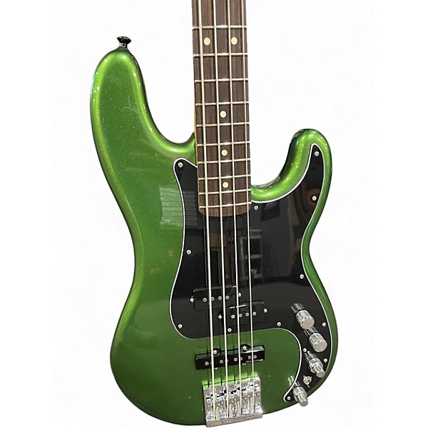 Used Fender Player II Modified Active Precision Bass Harvest Green Metallic Electric Bass Guitar