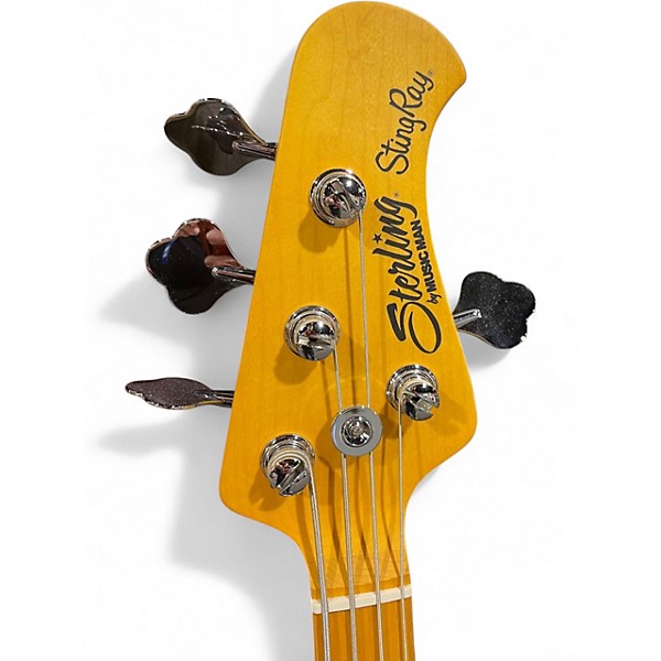 Used Sterling by Music Man Ray4 Alpine White Electric Bass Guitar