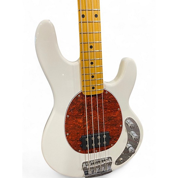 Used Sterling by Music Man Ray4 Alpine White Electric Bass Guitar